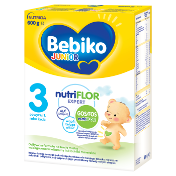 Bebiko Junior 3 NUTRIflor Expert Mleko dla dzieci powyżej 1. roku życia 600 g