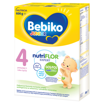 Bebiko Junior 4 NUTRIflor Expert Mleko dla dzieci powyżej 2. roku życia 600 g