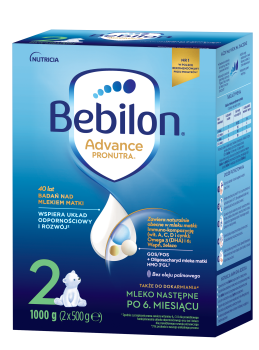 Bebilon Advance Pronutra 2 Mleko następne po 6. miesiącu 1000g (2x500g)