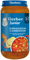 Gerber Zupka Gulaszowa z ziemniaczkami 250g