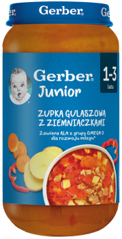 Gerber Zupka Gulaszowa z ziemniaczkami 250g