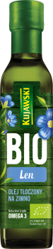 Kujawski BIO olej z lnu tłoczony na zimno 250 ml