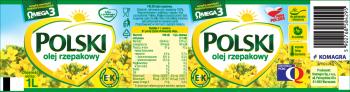 POLSKI Olej rzepakowy 1l