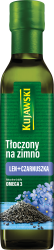 Kujawski olej lniany tłoczony na zimno z czarnuszką 250 ml