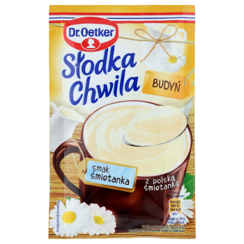 Dr. Oetker Słodka Chwila Budyń śmietankowy 43g Nowa receptura