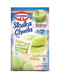 Dr. Oetker Słodka Chwila Budyń smak Makaroniki pistacjowe 43g
