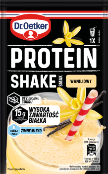 Dr. Oetker Protein Shake smak waniliowy 18 g