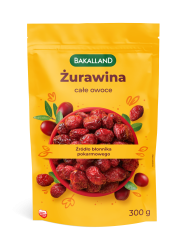 Żurawina całe owoce 300g Bakalland