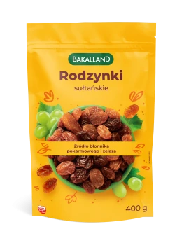 Rodzynki sułtańskie 400g Bakalland