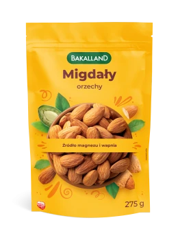 Migdały łuskane 275g Bakalland