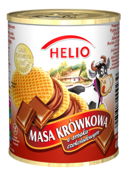 Masa krówkowa o smaku czekoladowym 400 g Helio