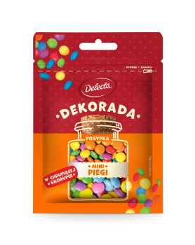 Delecta Decorada Kolorowe Mini Piegi 30g