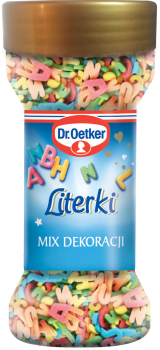 Dr. Oetker Literki - dekoracje cukrowe 40g