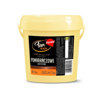 Fanex Fan&amp;Joy Pomarańczowe kulki żelowe 1 kg/0,7 kg