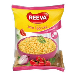 REEVA zupka błyskawiczna o smaku sera i boczku 62g
