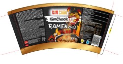 KIM CHOO RAMEN CHILI - Zupa błyskawiczna z nudlami o smaku chili (pikantna) 67g