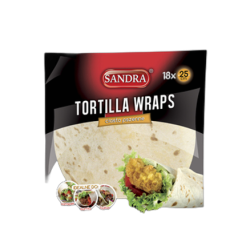 Tortilla pszenna SANDRA 1080g/18sztx25cm