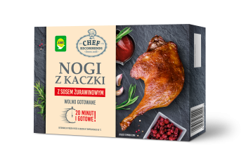 NOGI Z KACZKI Z SOSEM ŻURAWINOWYM 510 G WOLNO GOTOWANE CHEF RECOMMENDS