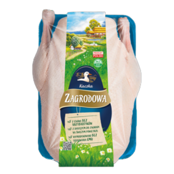 KACZKA ZAGRODOWA BEZ PODROBÓW KLASA A ŚWIEŻA ok. 2,2 KG DROSED