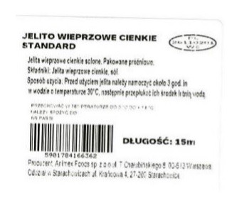 JELITO WIEPRZOWE CIENKIE YANO 15 M