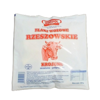 FLAKI WOŁOWE RZESZOWSKIE MROŻONE 1KG WAKPOL