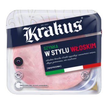 Szynka w stylu włoskim 140g Krakus
