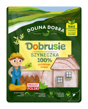 Dobrusie szyneczka 100% polskiego mięsa w plastrach 100g Dolina Dobra