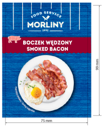 Boczek wędzony plastry 700g Morliny