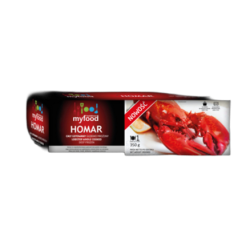 MyFood Homar cały gotowany głęboko mrożony w solonej wodzie, 916 g / 350 g