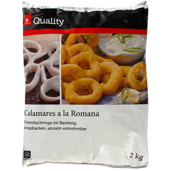 TGQ Pierścienie kalmarów w cieście 2kg