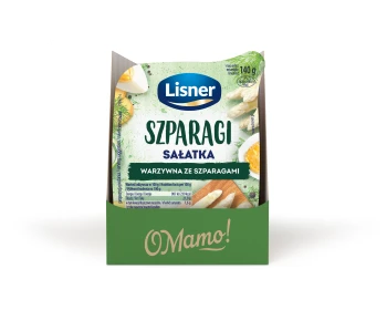 SZPARAGI Sałatka warzywna ze szparagami 140g Lisner