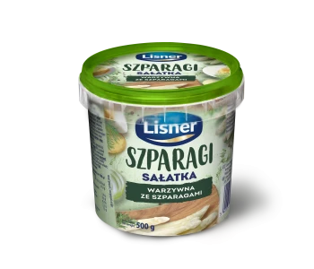 Szparagi Sałatka warzywna ze szparagami 500g Lisner