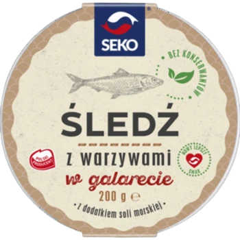 Śledź z warzywami w galarecie Seko 200g