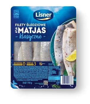 Filety śledziowe a'la matjas w oleju Lisner 750g
