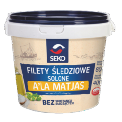 Filety śledziowe solone a'la matjas SEKO 400/800g