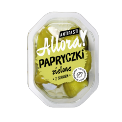 Allora Papryczki zielone z serkiem 150g