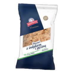 Z wagi: Pasztet pieczony z indykiem i gęsiną Indykpol (ok. 100g)