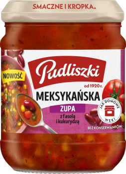 Zupa meksykańska z fasolą i kukurydzą Pudliszki 440g