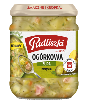 Zupa ogórkowa z mięsem Pudliszki 440g