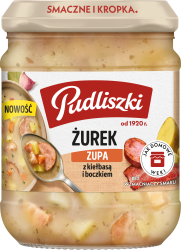 Zupa żurek z kiełbasą i boczkiem Pudliszki 440g