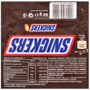 Snickers baton 50 g