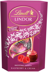 Lindor Raspberry & Cream Cornet 200g