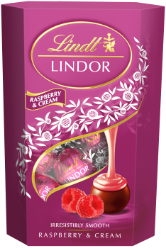 Lindor Raspberry & Cream Cornet 200g