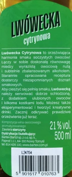 'Lwówecka Cytryna 0,5l 21%