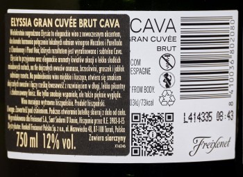 'Freixenet Elyssia Gran Cuvee 0,75l