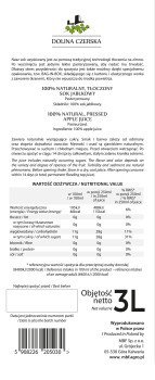 Sok NFC jabłkowy Antonówka 100% Dolina Czerska 3L