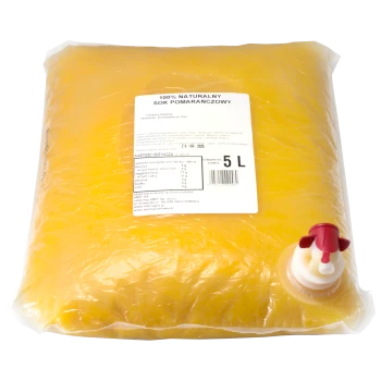 Sok NFC pomarańczowy 100% Dolina Czerska worek 5L