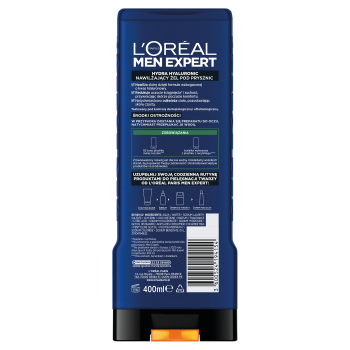 L'Oréal Paris Men Expert Hydra Hyaluronic nawilżający żel pod prysznic , 400 ml