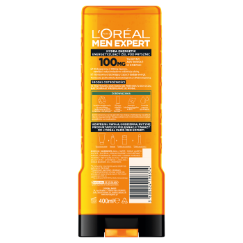 L'Oréal Paris Men Expert Hydra Energetic energetyzujący żel pod prysznic, 400 ml