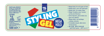 HEGRON Hair Gel Mega hold 500 ml